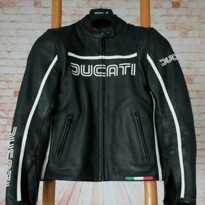 Womens Dainese Ducati Leather Motorcycle Jacket